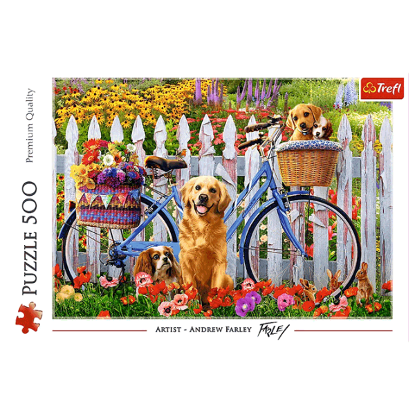 Puzzle Trefl Puppies Adventure (37450) Количество деталей: 500, Рекомендуемый возраст: 9+ photo 3