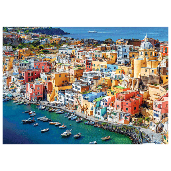 Puzzle Trefl Procida, Campania, Italy (37477) Количество деталей: 500, Рекомендуемый возраст: 10+ photo 2