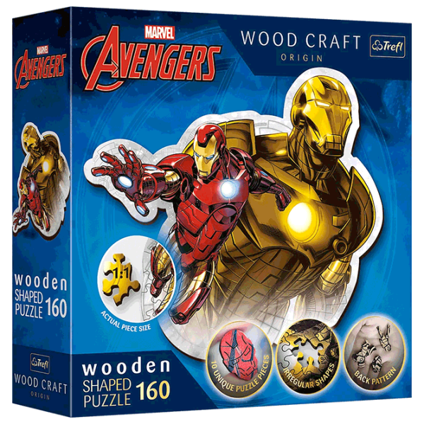 Puzzle Trefl Brave Iron Man (20183) Количество деталей: 160, Рекомендуемый возраст: 9+ photo 1
