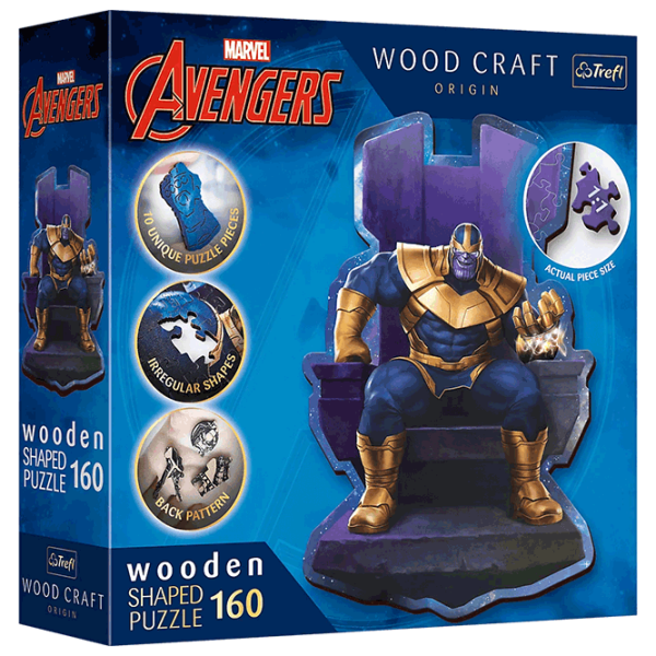 Puzzle Trefl Thanos on Throne (20184) Количество деталей: 160, Рекомендуемый возраст: 9+ photo 1