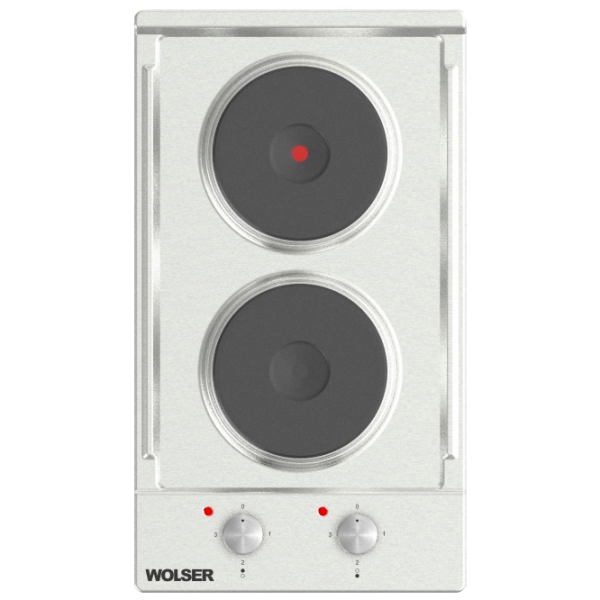 Электрическая варочная панель Wolser WL-BRD 6200 EL Нержавеющая сталь Нержавеющая сталь, 2500 Вт, Электрические photo 1