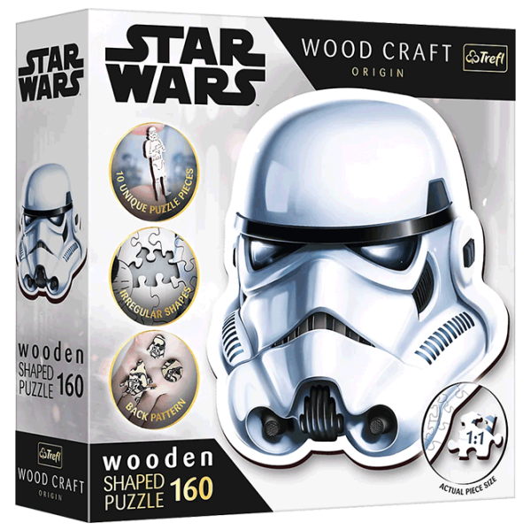 Puzzle Trefl Stormtrooper's helmet (20188) Количество деталей: 160, Рекомендуемый возраст: 9+ photo 1