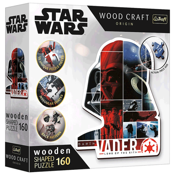 Puzzle Trefl Darth Vader (20190) Количество деталей: 160, Рекомендуемый возраст: 9+ photo 1