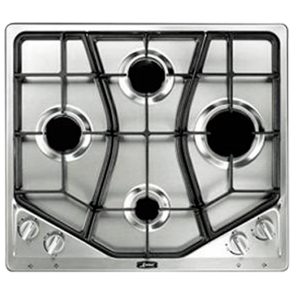 Plită încorporabilă pe gaz Kaiser KG 40.600 GZRr Inox Inox, Gratare: Fontă photo 1