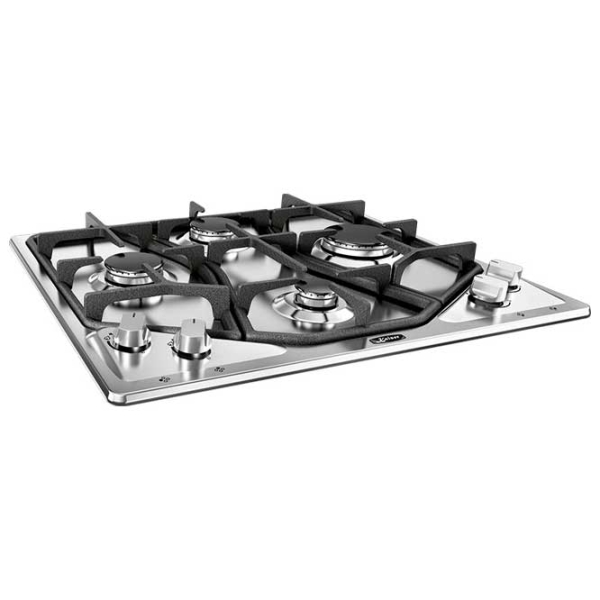 Plită încorporabilă pe gaz Kaiser KG 40.600 GZRr Inox Inox, Gratare: Fontă photo 2