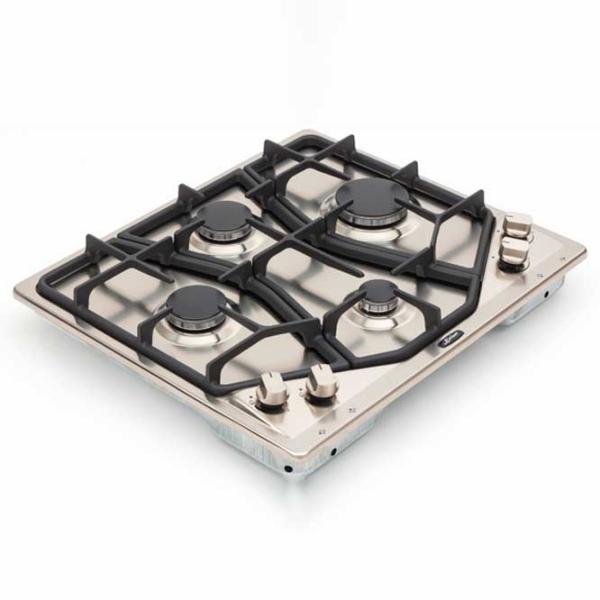 Plită încorporabilă pe gaz Kaiser KG 40.600 GZRr Inox Inox, Gratare: Fontă photo 3