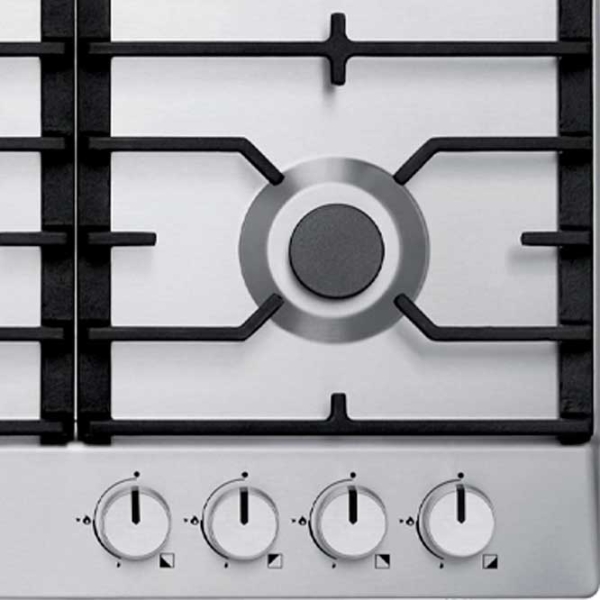Plită încorporabilă pe gaz Hansa BHGI630301 Inox Inox, Gratare: Fontă photo 2