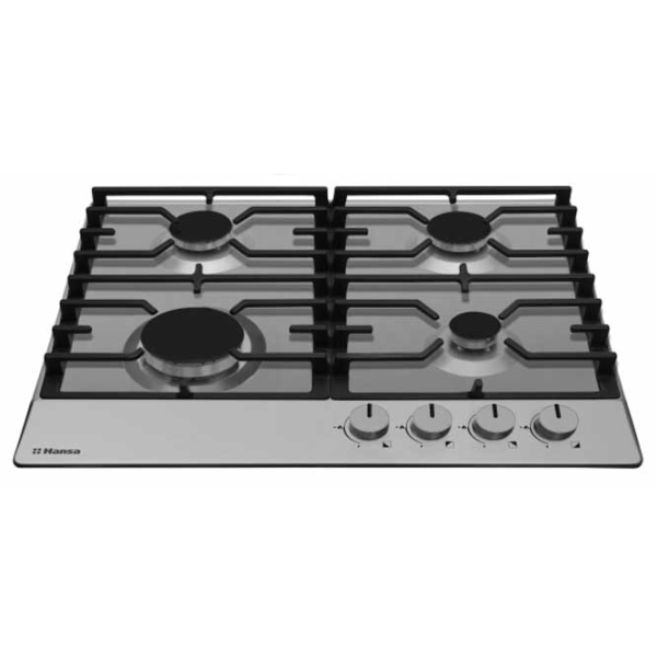 Plită încorporabilă pe gaz Hansa BHGI630301 Inox Inox, Gratare: Fontă photo 4