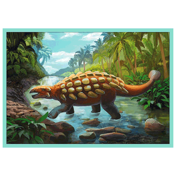 Puzzle Trefl Meet all the dinosaurs (90390) Количество деталей: 329, Рекомендуемый возраст: 4+ photo 7