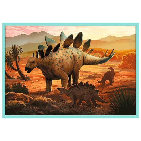 Puzzle Trefl Meet all the dinosaurs (90390) Количество деталей: 329, Рекомендуемый возраст: 4+ photo 10