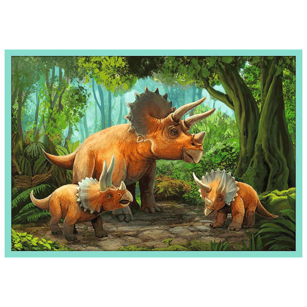 Puzzle Trefl Meet all the dinosaurs (90390) Количество деталей: 329, Рекомендуемый возраст: 4+ photo 12