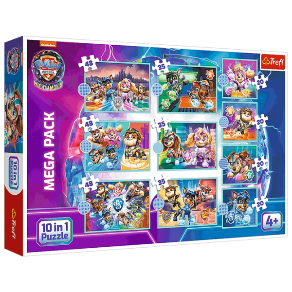 Puzzle Trefl Dogs' happy day (96002) Количество деталей: 329, Рекомендуемый возраст: 4+ photo 1