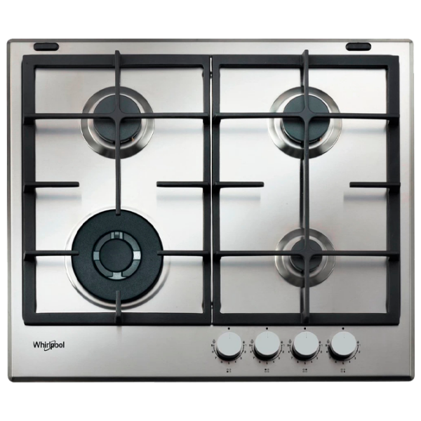 Plită încorporabilă pe gaz Whirlpool GMAL 6422/IXL Inox Inox, Gratare: Fontă photo 1