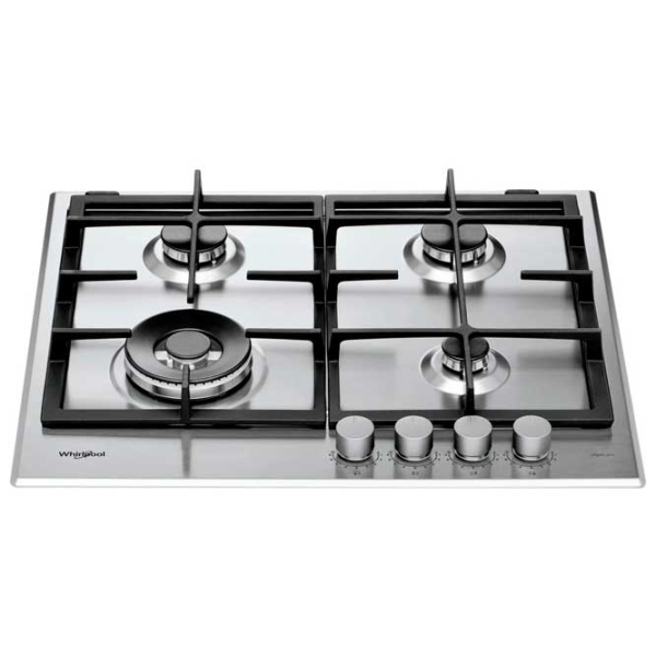 Plită încorporabilă pe gaz Whirlpool GMAL 6422/IXL Inox Inox, Gratare: Fontă photo 2