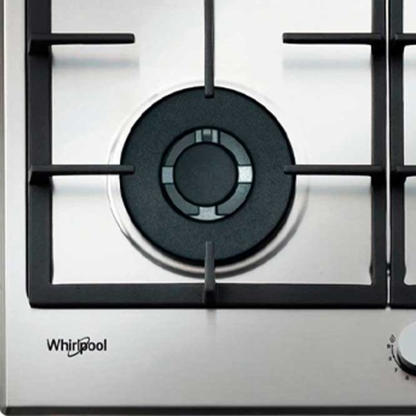 Plită încorporabilă pe gaz Whirlpool GMAL 6422/IXL Inox Inox, Gratare: Fontă photo 3
