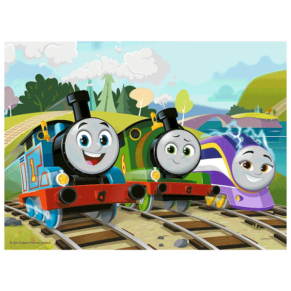 Puzzle Trefl Happy Thomas (18294) Numărul de piese: 30, Vârsta recomandată: 3+ photo 2