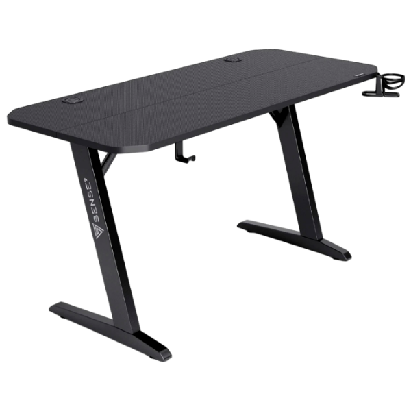 Masă gaming SENSE7 Nomad Basic Black  photo 1