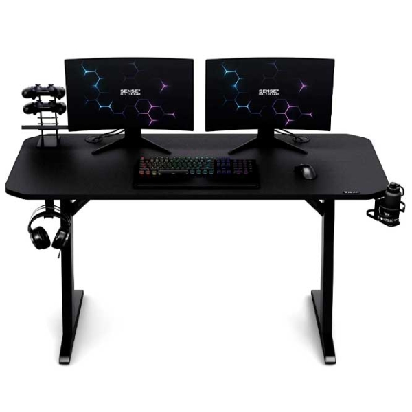 Masă gaming SENSE7 Nomad Basic Black  photo 6