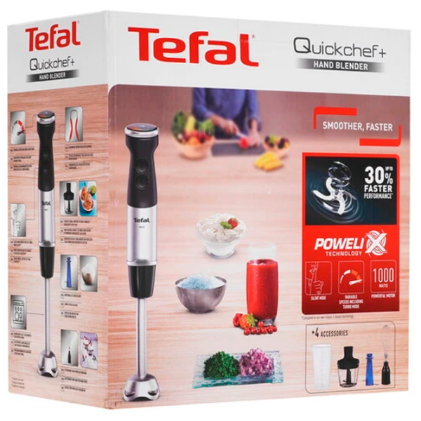 Blender de mână Tefal HB67E830 Black  photo 6