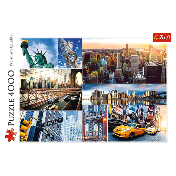 Puzzle Trefl New York (45006 ) Количество деталей: 4000, Рекомендуемый возраст: 15+ photo 1
