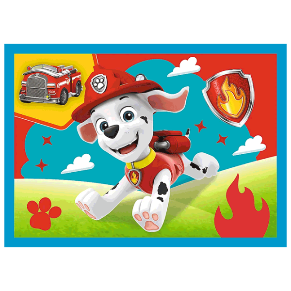 Puzzle Trefl Running Pupies (34628) Количество деталей: 71, Рекомендуемый возраст: 3+ photo 2