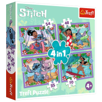 Puzzle Trefl Lilo & Stitch's Crazy Day (34633) Количество деталей: 207, Рекомендуемый возраст: 4+