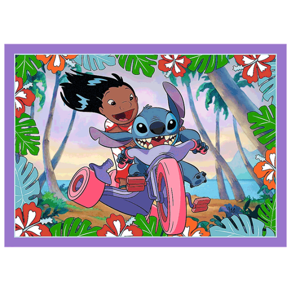 Puzzle Trefl Lilo & Stitch's Crazy Day (34633) Количество деталей: 207, Рекомендуемый возраст: 4+ photo 4