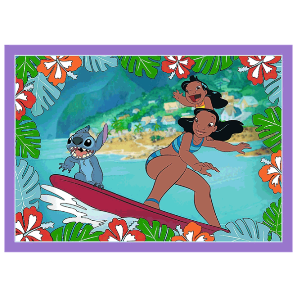 Puzzle Trefl Lilo & Stitch's Crazy Day (34633) Количество деталей: 207, Рекомендуемый возраст: 4+ photo 5