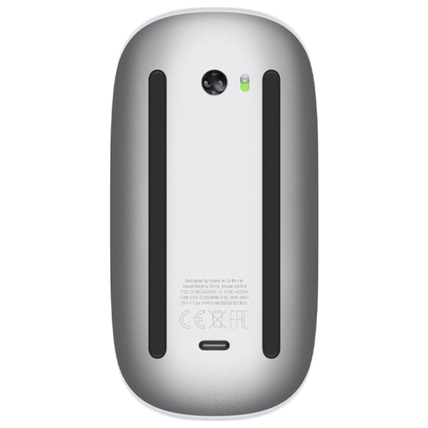 Mouse Apple Magic Mouse Multi-Touch Surface White Fără fir,  photo 3