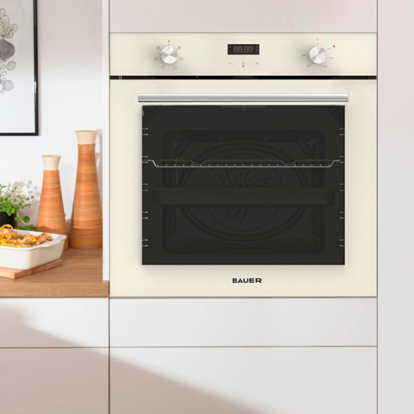 Cuptor încorporabil Bauer 7ED06-CDBG Beige , 52 l photo 4