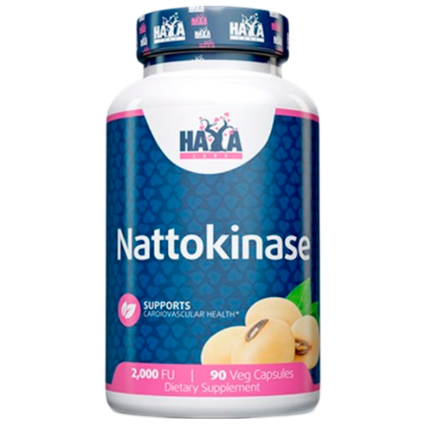 Антиоксиданты Haya Labs Nattokinase (858047007892) Количество капсул: 90 photo 1