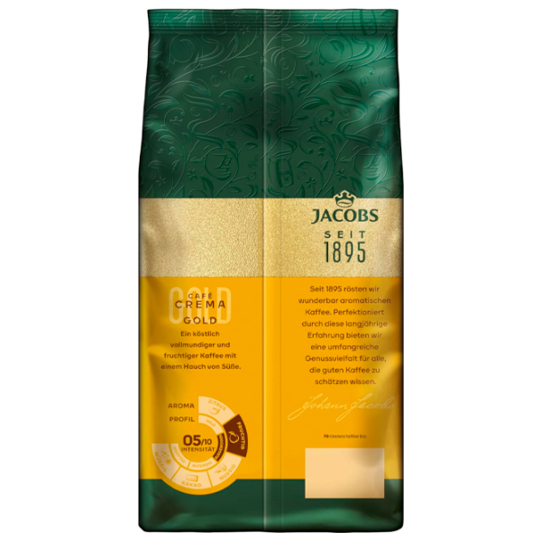 Cafea Jacobs Crema Gold 1000 g Boabe photo 3
