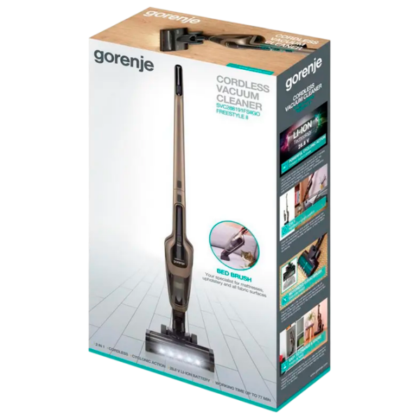 Aspirator vertical Gorenje SVC288191FSIIGO Brown 160 W | Uscată | Container | 0.6 l photo 12