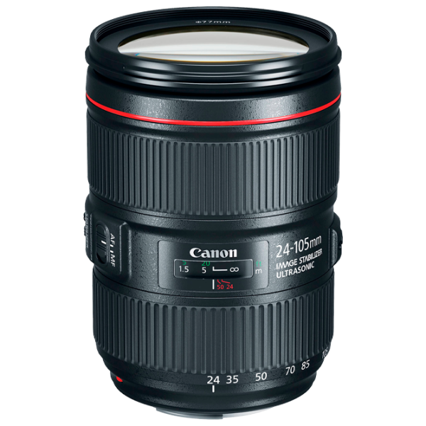 Объектив Canon EF 24-105 mm f/4L IS II USM, Черный  photo 1