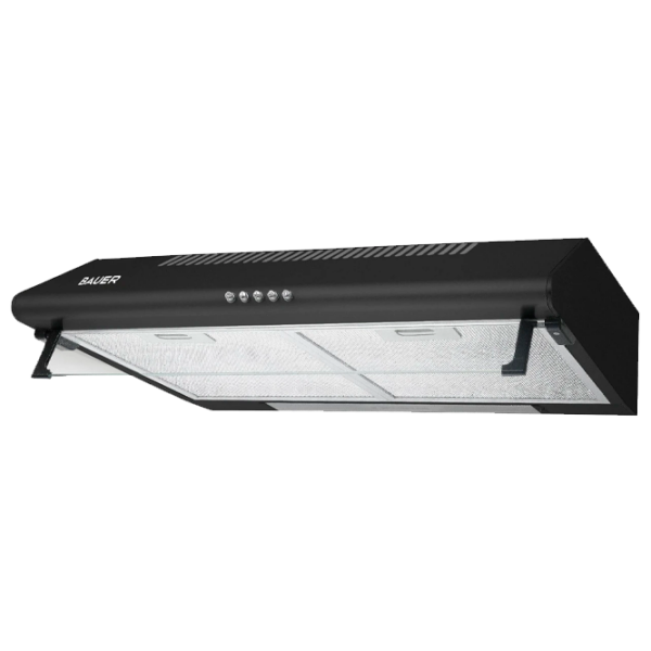 Вытяжка Bauer TF 2260 Черный 55 см, Рециркуляция, 400 м³/ч photo 1