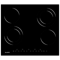 Plită încorporabilă electrică Bauer PR 6042ET-A1 Black Vitroceramică, 5800 W, Hi-light