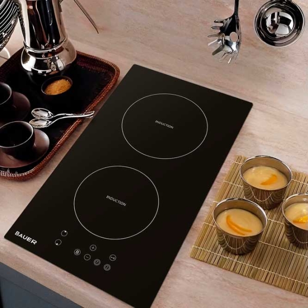 Plită încorporabilă cu inducție Bauer PI 3020T-Т1 Black Vitroceramică, 3500 W photo 3