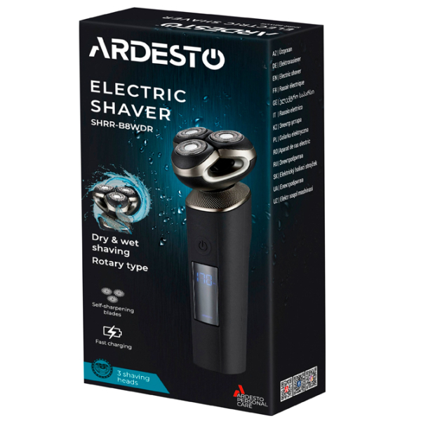 Aparat de ras electric Ardesto SHRR-B8WDR Black  photo 6