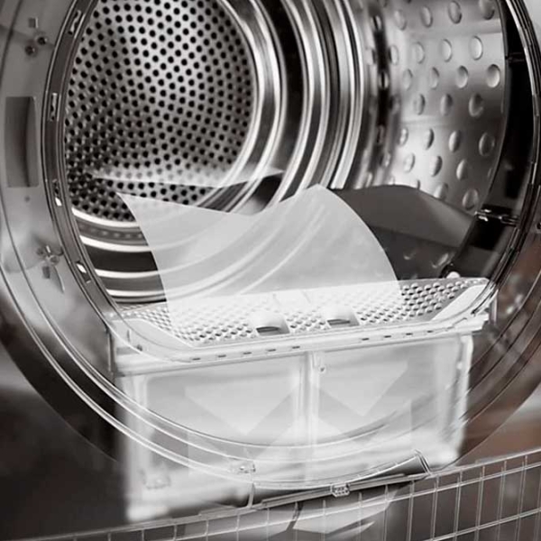 Mașină de uscat rufe Electrolux EW6D185YE White 8 kg, A++ photo 5