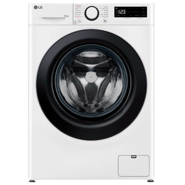 Mașină de spălat cu uscător LG F4DR509SBW White 9 kg, 1400 rpm, D photo 1