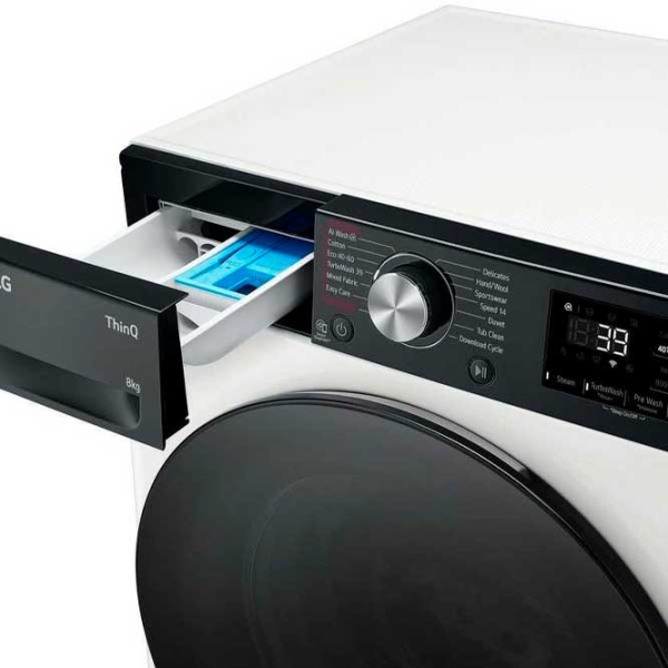 Стиральная машина LG F2WR708S2H Белый 8 кг, 1200 об/мин, A photo 4