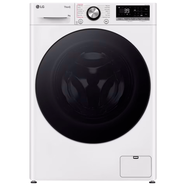 Mașină de spălat LG F2WR709S2W White 9 kg, 1200 rpm, A photo 1