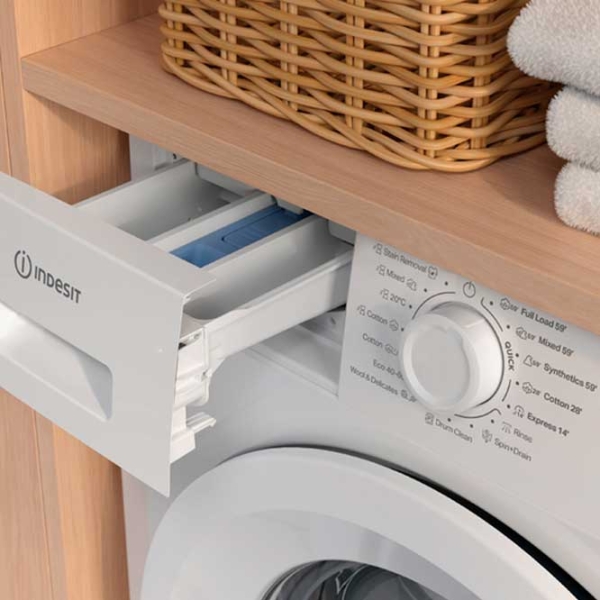 Mașină de spălat Indesit IM 762 MY TIME EE White 7 kg, 1200 rpm, A photo 5