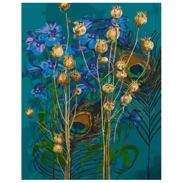 Pictură pe numere Strateg Buchet uimitor GS1407 50 x 40 cm, Pânză photo 1