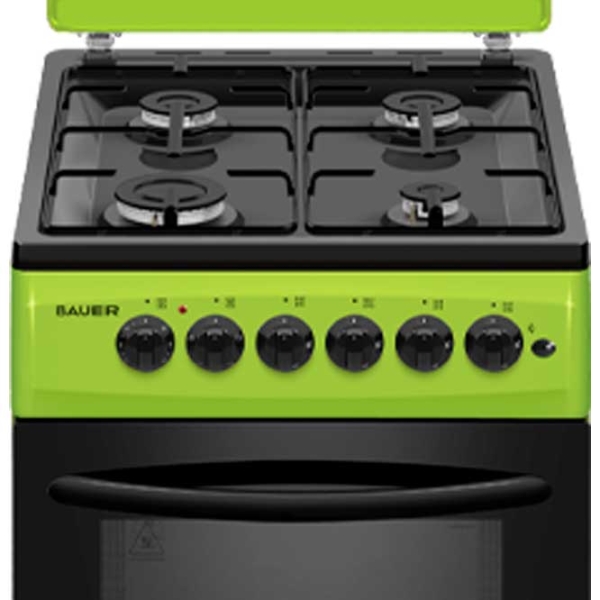 Aragaz Bauer TE 5640 GRI Green Tipul plitei: Pe gaz, 58 l, Tipul cuptorului: Electric photo 2
