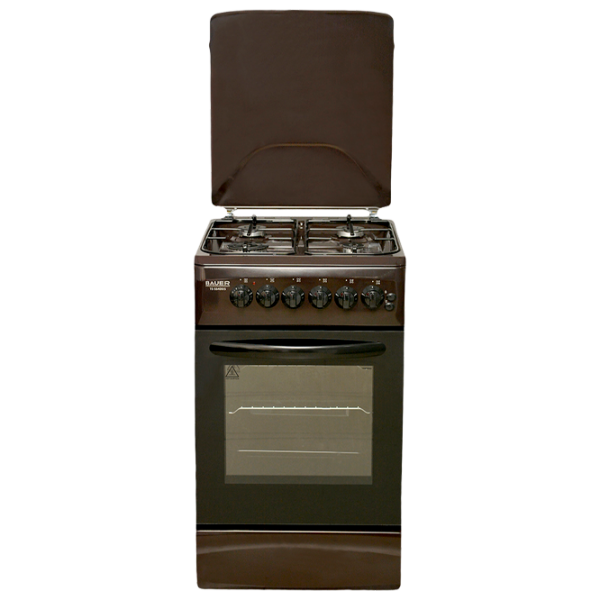 Aragaz Bauer TE 6640 BI Brown Tipul plitei: Pe gaz, 65 l, Tipul cuptorului: Electric photo 1