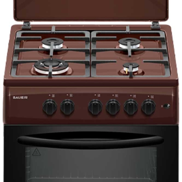 Aragaz Bauer TE 6640 BITTC Brown Tipul plitei: Pe gaz, 70 l, Tipul cuptorului: Electric photo 2