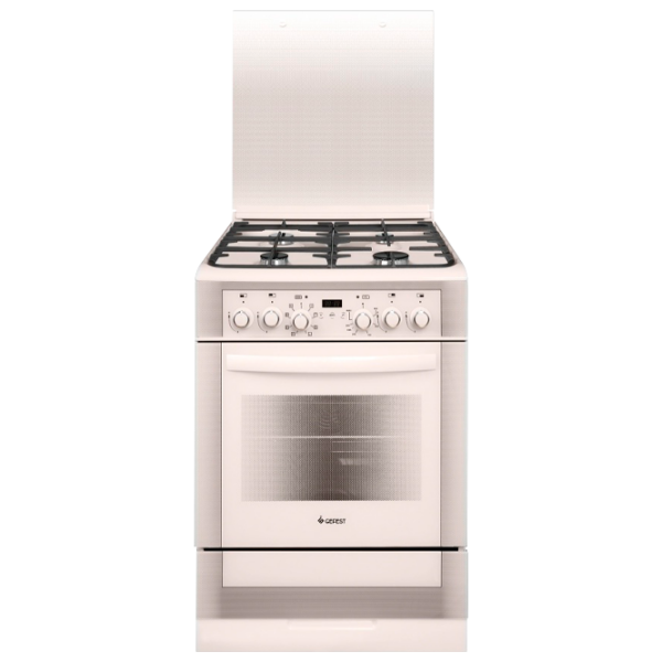 Aragaz Gefest 6302-04 0267 Cream Tipul plitei: Pe gaz, 55 l, Tipul cuptorului: Electric photo 1
