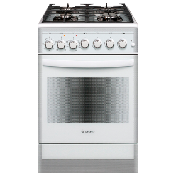 Aragaz Gefest 5502-02 0042 White Tipul plitei: Pe gaz, 55 l, Tipul cuptorului: Electric photo 1