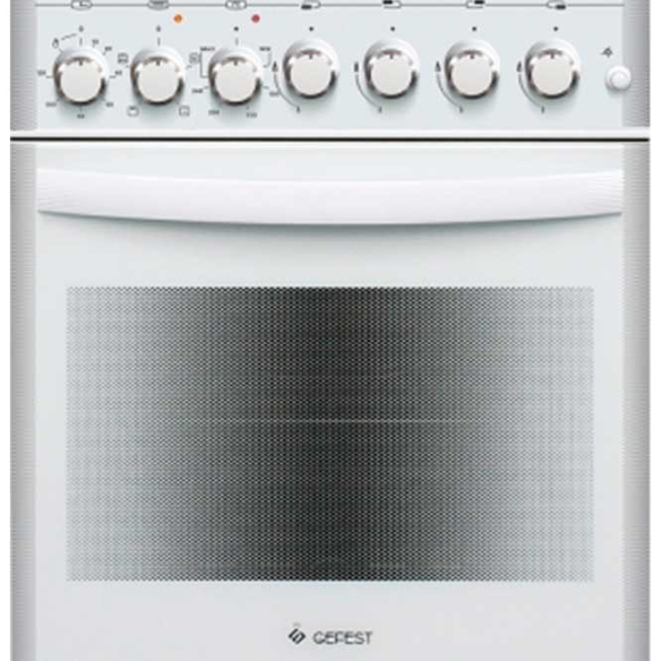 Aragaz Gefest 5502-02 0042 White Tipul plitei: Pe gaz, 55 l, Tipul cuptorului: Electric photo 2